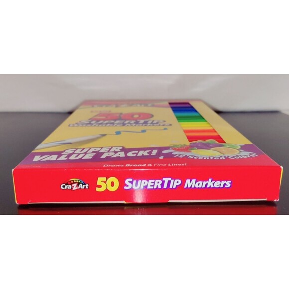 Cra-Z-Art 50 SuperTip Washable Markers - Broad and Fine Lines! NEW - Picture 5 of 6